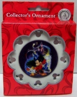 Sorcerer Mickey Christmas Ornament Disney WDW New In Box Front