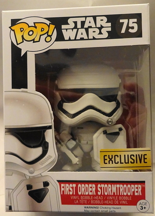 Disney POP! Funko Star Wars The Force Awakens First Order Stormtrooper #75 Vinyl Collectible Head Walgreens Exclusive New In Box - GoodNReadyToGo