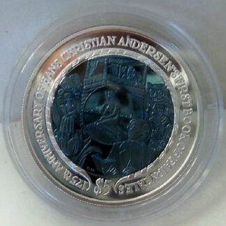 Hans Christian Andersen Coin BVI Titanium 2010 Uncirculated Front
