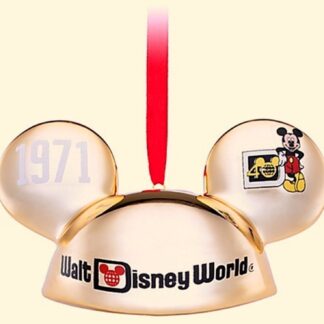 WDW Ear Hat Ornament Disney Celebrating 40 Years Of Magic 2011 Limited Numbered Edition Of 6000 New Front New Front