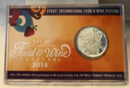Epcot 2014 Festival Coin Passholder Limited Edition New