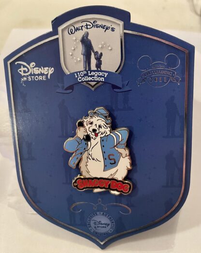 Disney Shaggy Dog Pin LE 250 Pin New On Card Front 2