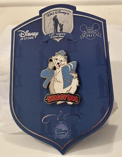 Disney Shaggy Dog Pin LE 250 Pin New On Card Front