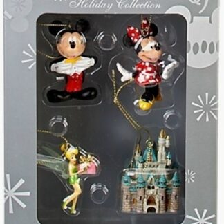 Disney Mickey Minnie Tinker Bell Ornament Set New 