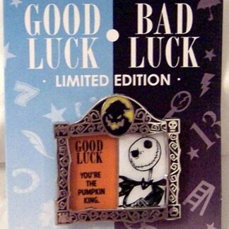 Jack Skellington Good-Luck Bad-Luck pin