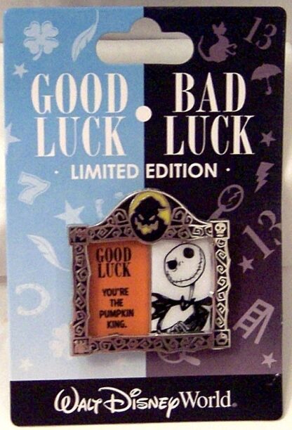 Jack Skellington Good-Luck Bad-Luck pin