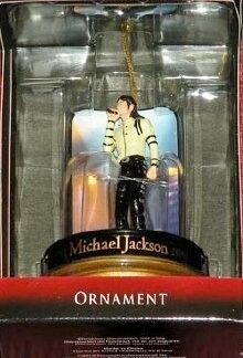 Michael Jackson Christmas tree ornament