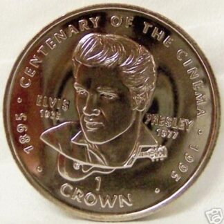 Elvis Presley Gibraltar Coin 1996 Uncirculated Front