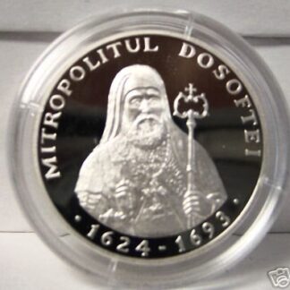 Metropolitan Dosoftei Silver Coin Moldova 2004 Uncirculated Limited Mintage 500 Issued