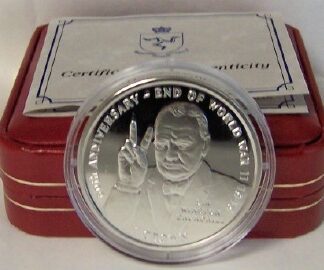 Churchill IOM Silver Coin 2005 Uncirculated With Box + COA