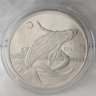 Humpback Whale Silver Coin SGSSI Proof Uncirculated Front