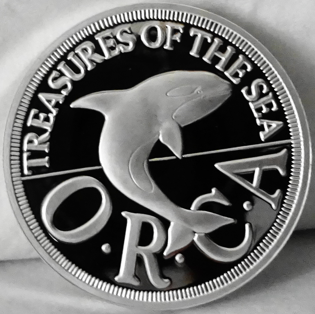 Sealand Orca Silver Coin Proof 1994 Front