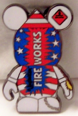 Disney Vinylmation Holiday 3 Series Limited Release July 4th Pin Front