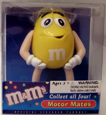 M&M'S M & M'S Yellow Motor Mates Collectible New In Box