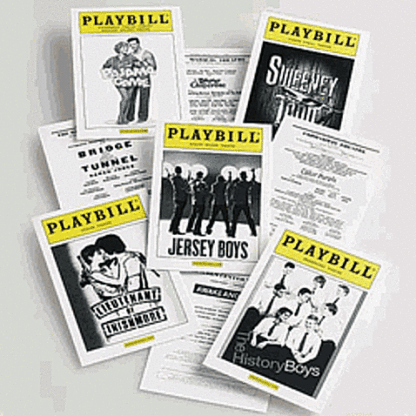 Playbill 2005-2006 Broadway Season #39 Collector Cards Including Jersey Boys New Out Of Pack Stock Photo