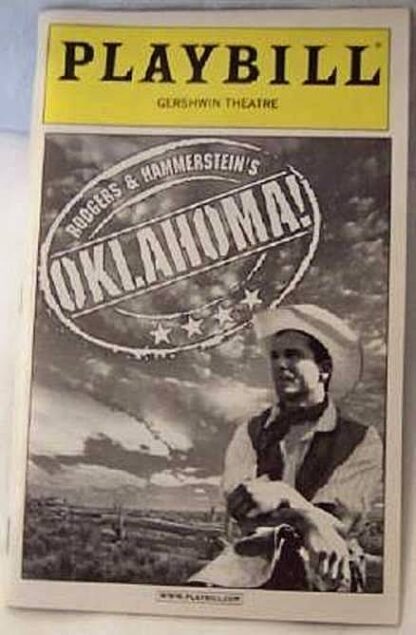 Playbill Oklahoma April 2002 Gently Used Front