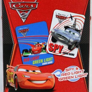 Disney Pixar Cars 2 #2 Card Games Spy + Red Light Green Light
