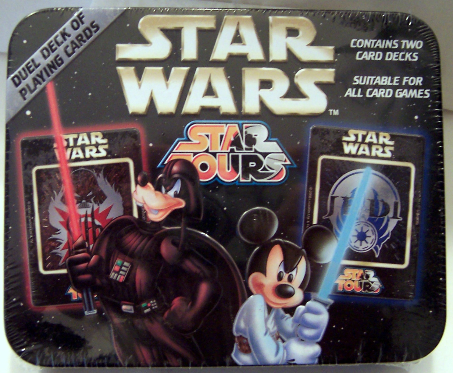 star wars playing cards in tin