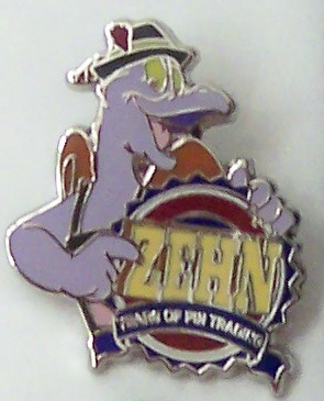 Disney WDW Figment ZEHN 10th Anniversary Pin Trading Mystery Pin New Front