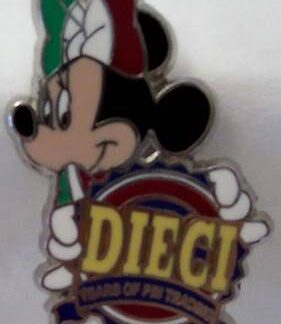 Disney WDW Minnie DIECI 10th Anniversary Trading Mystery Pin New Front