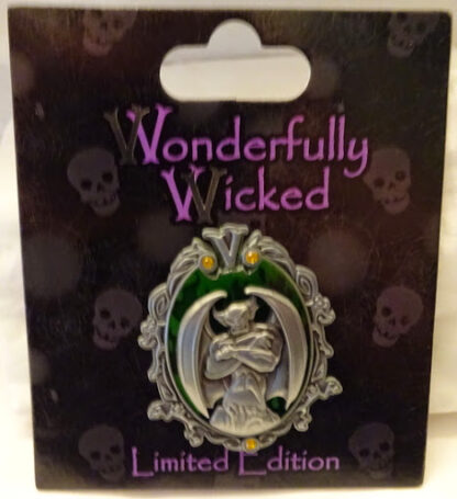 Disney Wonderfully Wicked Chernabog Fantasia Villain Limited Edition Pin New On Card Front