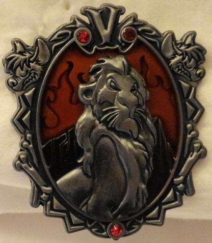 Disney Wonderfully Wicked Scar Lion King Villain LE Pin New Front
