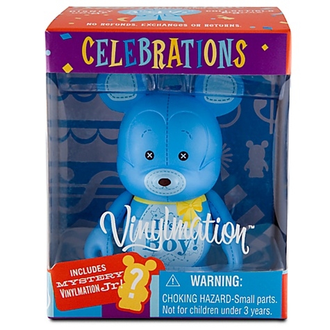 Disney Boy Celebrations Vinylmation 3'' Figure + Jr New In Box Front