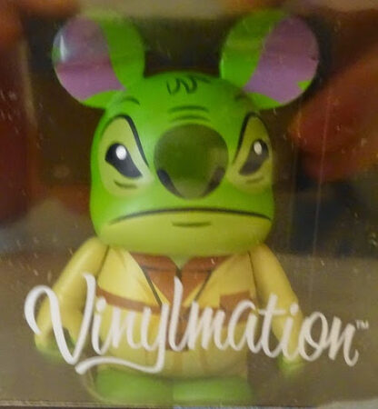 Disney Yoda Stitch Vinylmation Star Wars Figure New In Box Closeup