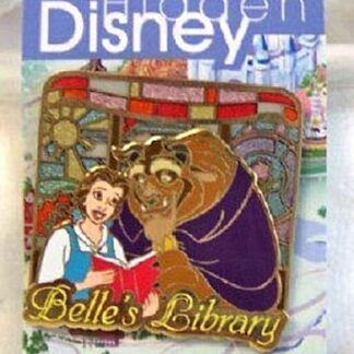 Hidden Disney Belle Pin Beauty & Beast 2006 LE 3D New On Card