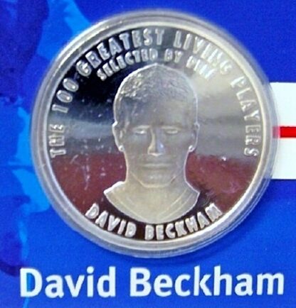 FIFA Beckham Silver Medal New Beckham Closeup