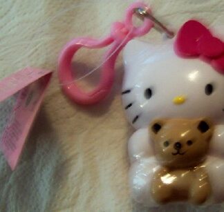 Hello Kitty Candy Container With Clip New With Tag Front
