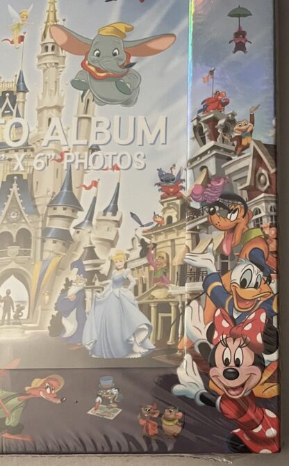 Disney Photo Frame Album WDW MK Characters New Front Lower Right Close-up