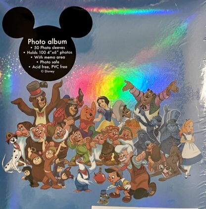 Disney Photo Frame Album WDW MK Characters New Back Close-up