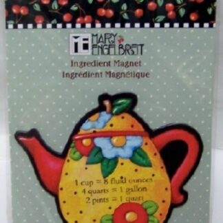 Mary Engelbreit Teapot Ingredients Magnet New Front