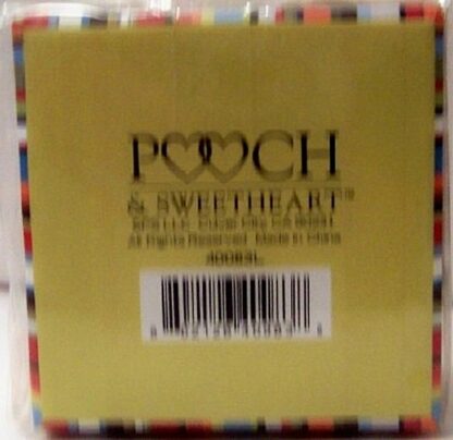 Pooch & Sweetheart L Initial Trinket Box Back