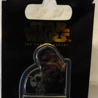 Force Awakens Chewbacca Pin Disney Star Wars Countdown #3 Limited Edition New On Card Front