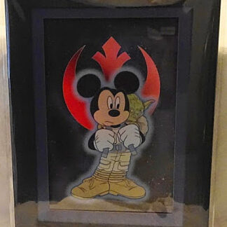 Mickey With Yoda Laser Cel Limited Release New Front