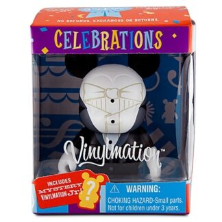Disney Groom Celebrations Vinylmation 3 Inch Figure + Jr New In Box Front