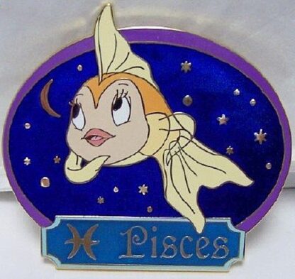 Disney Jumbo Horoscope Zodiac Pisces Cleo LE 300 Pin New Front