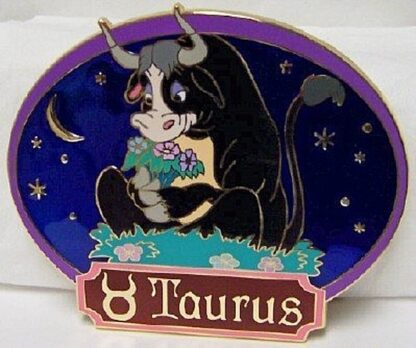 Disney Jumbo Horoscope Zodiac Taurus Ferdinand LE 300 Pin New Front