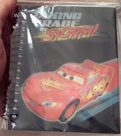 Disney Pixar Cars Lightning McQueen Lenticular Journal New In Pack Front Storm