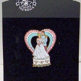 Disney Prince Charming Cinderella Wedding Series LE 250 Pin New On Card Front