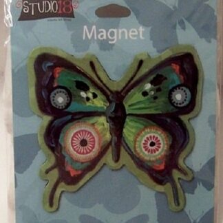 Butterfly Collectible Flat Magnet New In Pack Back