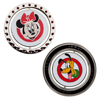 Disney Mickey Mouse Club Limited Edition 500 Pin Set -Minnie and Pluto Out Of Box Character Sides Stock Photo