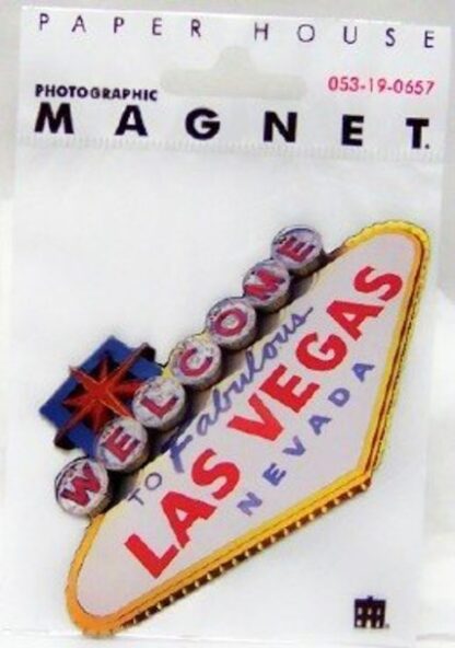 Las Vegas Flat Magnet Photographic New In Pack Front