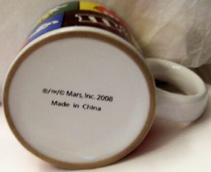 M&M's Colorblock Collectible Mug New Bottom