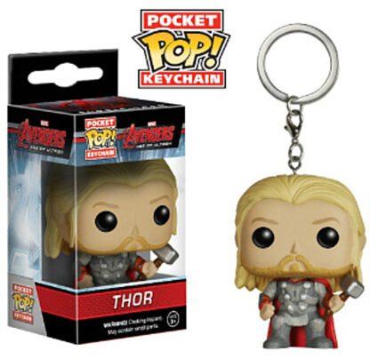 Thor Funko Pocket Pop! Bobble Hero Keychain New In And Out Of Box Stock Photo