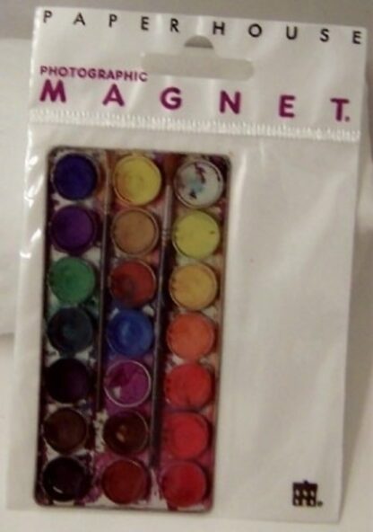 Watercolor Paintbox Flat Magnet Photographic New In Pack Front