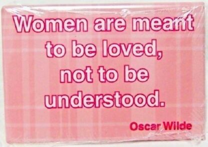 Women Loved Quote Magnet New Front