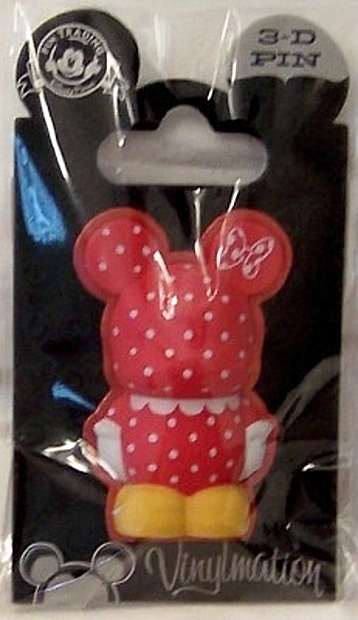 Disney 3-D Vinylmation Pin Cutesters Series - Minnie Mouse Dress New On Card